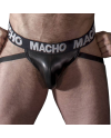 MACHO MX25NC JOCK CUERO NEGRO S