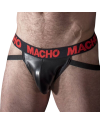 MACHO MX25RC JOCK CUERO ROJO S