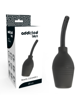 ADICCTED TOYS SQUEEZE PERA LIMPIEZA ANAL NEGRO