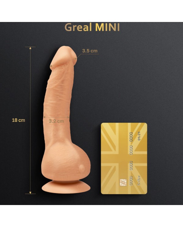 GVIBE GREAL MINI DILDO VIBRADOR SILICIONA NATURAL