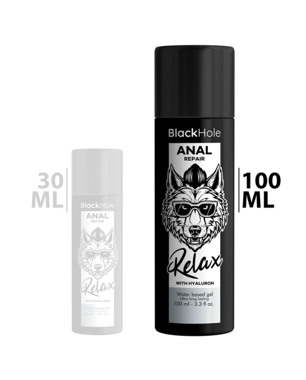 BLACK HOLE ANAL REPAIR BASE AGUA RELAX CON HYALURON 100 ML