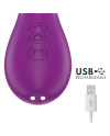 INTENSE ATENEO VIBRADOR MULTIFUNCIoN RECARGABLE 7 VIBRACIONES CON LENGUA OSCILANTE Y SUCCIONADOR MORADO