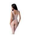 PASSION BS098 BODYSTOCKING BLANCO TALLA UNICA