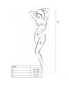 PASSION BS098 BODYSTOCKING BLANCO TALLA UNICA