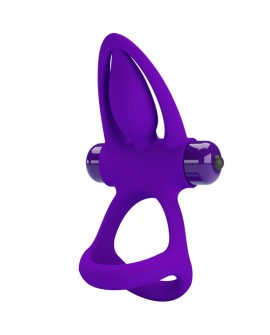 PRETTY LOVE - ANILLO VIBRADOR 10 VIBRACIONES SILICONA LILA