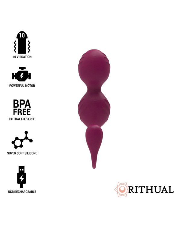 RITHUAL NISHA BOLAS KEGEL RECARGABLES VIBRADORAS ORQUIDEA