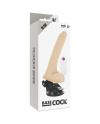 BASECOCK VIBRADOR REALISTICO CONTROL REMOTO NATURAL 19CM