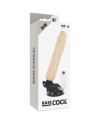 BASECOCK VIBRADOR REALISTICO CONTROL REMOTO NATURAL 20 CM