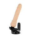 BASECOCK VIBRADOR REALISTICO CONTROL REMOTO NATURAL 195 CM