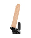 BASECOCK VIBRADOR REALISTICO CONTROL REMOTO NATURAL 21 CM