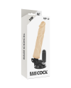 BASECOCK VIBRADOR REALISTICO CONTROL REMOTO NATURAL 21 CM