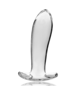 NEBULA SERIES BY IBIZA - MODELO 5 PLUG CRISTAL BOROSILICATO 12.5 X 3.5 CM TRANSPARENTE