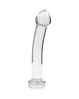 NEBULA SERIES BY IBIZA - MODELO 11 DILDO CRISTAL BOROSILICATO 16 X 3 CM TRANSPARENTE