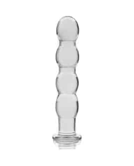 NEBULA SERIES BY IBIZA - MODELO 10 DILDO CRISTAL BOROSILICATO 16.5 X 3.5 CM TRANSPARENTE