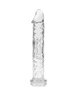 NEBULA SERIES BY IBIZA - MODELO 12 DILDO CRISTAL BOROSILICATO 17 X 3.5 CM TRANSPARENTE