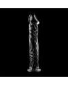 NEBULA SERIES BY IBIZA MODELO 12 DILDO CRISTAL BOROSILICATO 17 X 35 CM TRANSPARENTE