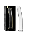 NEBULA SERIES BY IBIZA MODELO 8 DILDO CRISTAL BOROSILICATO 145 X 2 CM TRANSPARENTE