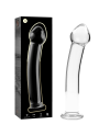 NEBULA SERIES BY IBIZA MODELO 11 DILDO CRISTAL BOROSILICATO 16 X 3 CM TRANSPARENTE