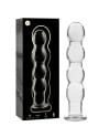 NEBULA SERIES BY IBIZA MODELO 10 DILDO CRISTAL BOROSILICATO 165 X 35 CM TRANSPARENTE