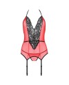 PASSION PEONIA CORSET EROTIC LINE ROJO S M