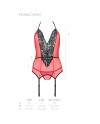 PASSION PEONIA CORSET EROTIC LINE ROJO S M