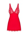 OBSESSIVE BABYDOLL Y TANGA LUVAE ROJO S M