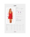 OBSESSIVE BABYDOLL Y TANGA LUVAE ROJO S M