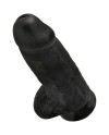 KING COCK PENE REALISTICO CHUBBY 23 CM NEGRO