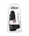 KING COCK PENE REALISTICO CHUBBY 23 CM NEGRO