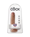 KING COCK PENE REALISTICO CON TESTICULOS 132 CM CARAMELO