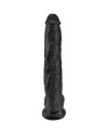 KING COCK PENE REALISTICO CON TESTICULOS 305 CM NEGRO