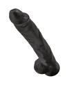 KING COCK PENE REALISTICO CON TESTICULOS 305 CM NEGRO