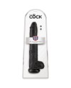 KING COCK PENE REALISTICO CON TESTICULOS 305 CM NEGRO