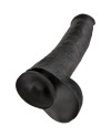 KING COCK PENE REALISTICO CON TESTICULOS 342 CM NEGRO