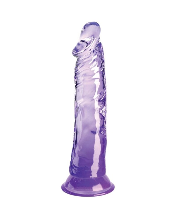 KING COCK CLEAR PENE REALISTICO 197 CM MORADO