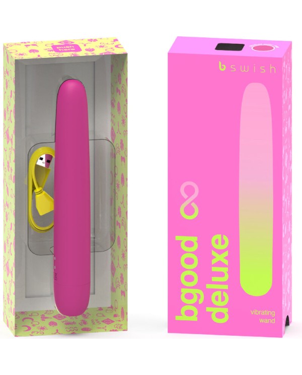 B SWISH BGOOD INFINITE DELUXE VIBRADOR RECARGABLE SILICONA ROSA