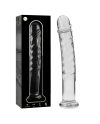 NEBULA SERIES BY IBIZA MODELO 16 DILDO CRISTAL BOROSILICATO 185 X 3 CM TRANSPARENTE