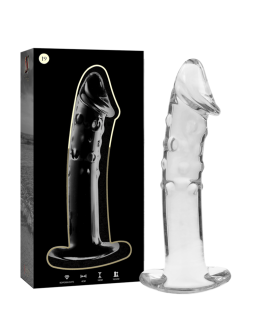 NEBULA SERIES BY IBIZA - MODELO 19 DILDO CRISTAL BOROSILICATO 18.5 X 4 CM TRANSPARENTE