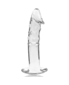 NEBULA SERIES BY IBIZA MODELO 19 DILDO CRISTAL BOROSILICATO 185 X 4 CM TRANSPARENTE