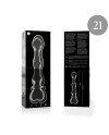 NEBULA SERIES BY IBIZA MODELO 21 DILDO CRISTAL BOROSILICATO 205 X 35 CM TRANSPARENTE