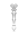 NEBULA SERIES BY IBIZA MODELO 21 DILDO CRISTAL BOROSILICATO 205 X 35 CM TRANSPARENTE