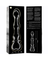 NEBULA SERIES BY IBIZA MODELO 21 DILDO CRISTAL BOROSILICATO 205 X 35 CM TRANSPARENTE