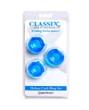 CLASSIX SET 3 ANILLOS PENE AZUL