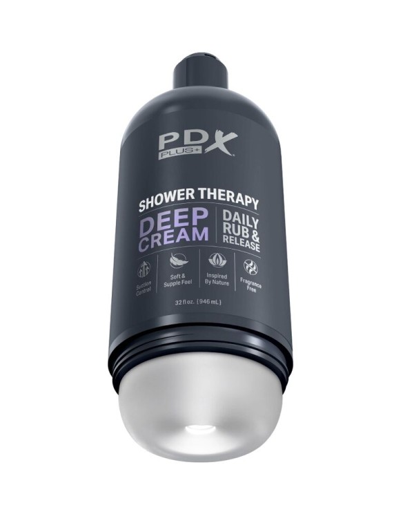 PDX PLUS MASTURBADOR STROKER DISENO DISCRETO DE BOTE CHAMPU DEEP CREAM