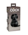 KING COCK ELITE ANILLO CON TESTICULOS DE SILICONA