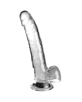 KING COCK CLEAR - DILDO CON TESTICULOS 20.3 CM TRANSPARENTE