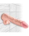 KING COCK PENE REALISTICO 3D CON TESTICULOS 248 CM NATURAL