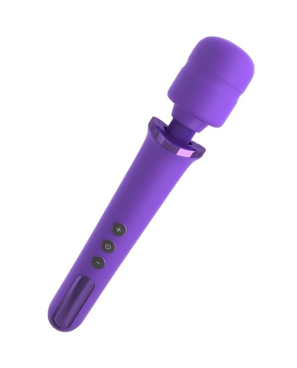 FANTASY FOR HER MASAJEADOR WAND PARA ELLA RECARGABLE VIBRADOR 50 NIVELES VIOLETA