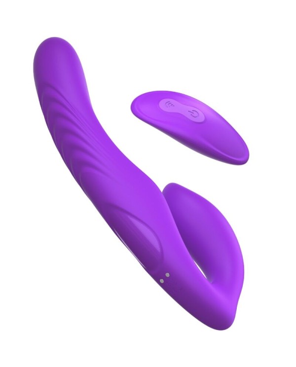 FANTASY FOR HER VIBRADOR DOBLE PENETRACION CONTROL REMOTO 9 NIVELES VIOLETA