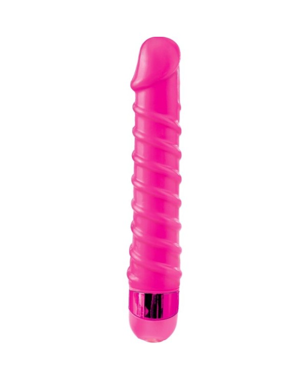 CLASSIX MASAJEADOR VIBRADOR CANDY TWIRL 165 CM ROSA